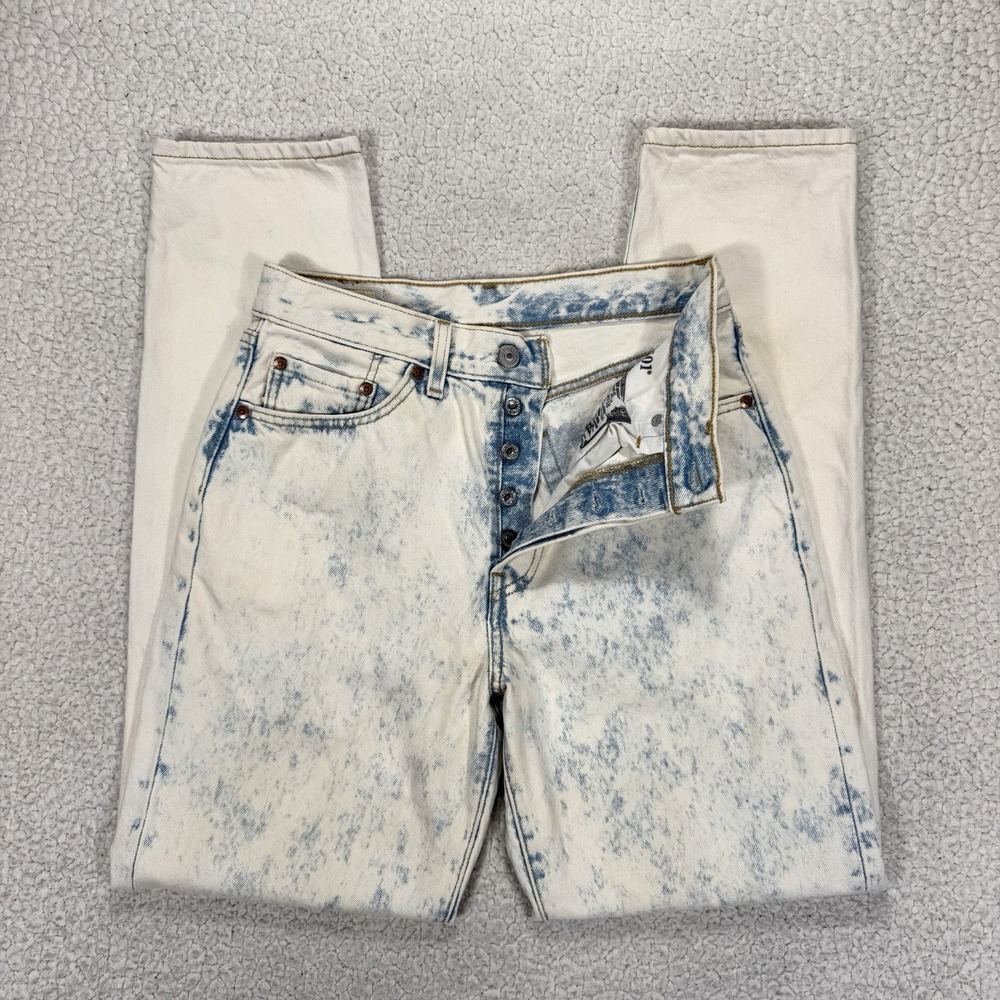 Levi's Premium 501 '81 Jeans Women's 27x31 Acid Wash 80's Y2K Streetwear Grunge